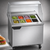 Thumbnail image #5 for 27-Inch Single-Section Sandwich Top Refrigerated Prep Table with Sneeze Guard