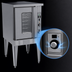 Thumbnail image #4 for Garland Summit Series Full-Size Single-Deck Standard-Depth Gas Convection Oven with Left Window Door