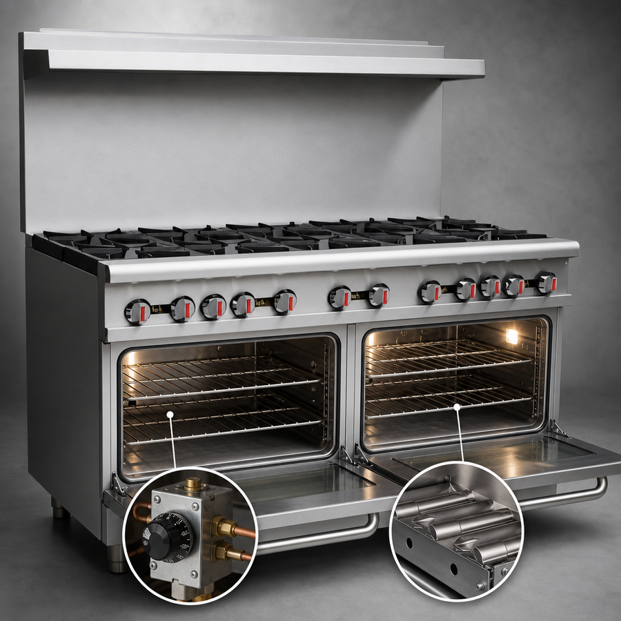 Two Thermostat-Controlled Ovens