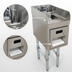 Thumbnail image #4 for Advance Tabco Underbar Basics Freestanding Stainless Steel Hand Sink with Soap/Towel Dispensers and Side Splashes, 12