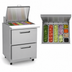 Thumbnail image #5 for Kelvinator Commercial 29-Inch 1-Section 2-Drawer Mega Top Refrigerated Sandwich/Salad Prep Table, 12-Pan Top