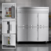 Thumbnail image #4 for Beverage-Air Horizon Series Three-Section Reach-In Freezer, 69.1 Cu. Ft., Six Half Solid Doors