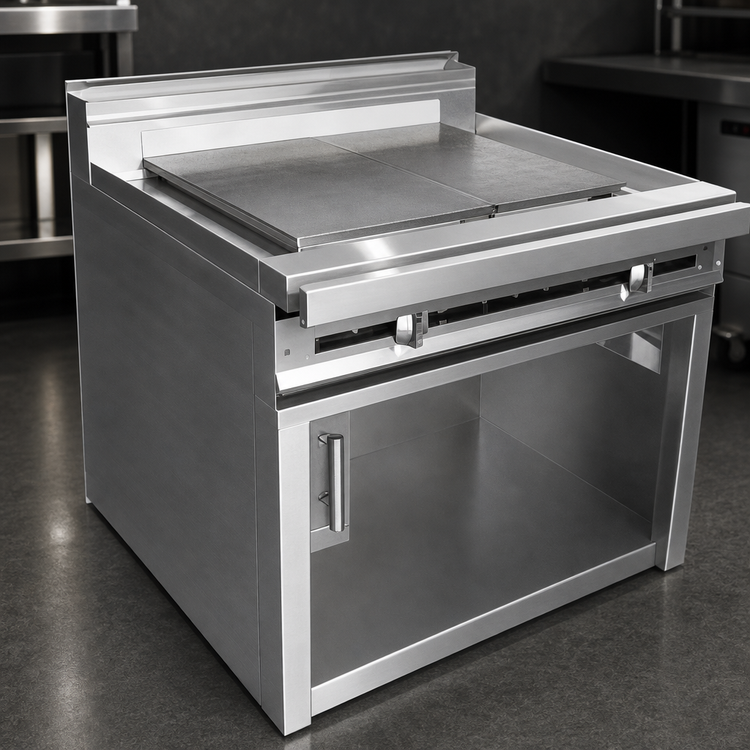 Product image #4 for Jade Range Titan JTRH-30IP 30" Heavy Duty Gas Plancha Top Range with Cabinet Base