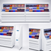 Thumbnail image #4 for Howard-McCray Ovation Series SC-OS30E-5 63-Inch Self-Contained Impulse Open Merchandiser with Straight Plexi Ends