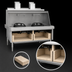 Thumbnail image #4 for MasterRange Two-Chamber Gas Wok Range with Flue and Stainless Steel Sides