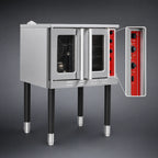 Thumbnail image #4 for Serv-Ware SECO-2201-V Full-Size Electric Single-Deck Convection Oven, 220V, Stainless Steel, Manual Controls
