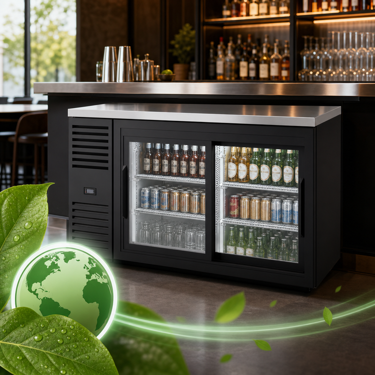 Product image #4 for True Premier Bar 60-Inch Two-Section Sliding Glass Door Refrigerated Back Bar Cooler