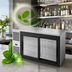 Thumbnail image #4 for True 60-Inch Two-Section Back Bar Cooler with Sliding Glass Doors and Stainless Steel Top