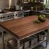Thumbnail image #4 for John Boos Boos Block American Black Walnut Edge Grain Kitchen Countertop with Penetrating Oil Finish, 108 x 42 x 3 Inches