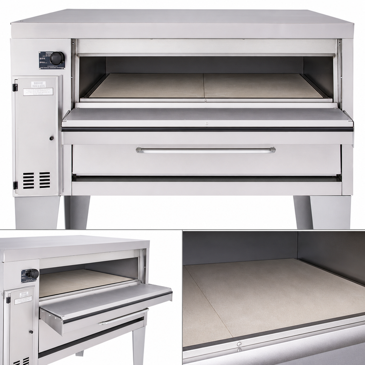 Product image #4 for Bakers Pride Super Deck Series Single Deck Gas Pizza Deck Oven with 45-Inch x 34-1/2-Inch Bake Deck
