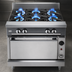Thumbnail image #4 for Vulcan V Series 36-Inch Heavy Duty Modular Gas Range, 6 Open Burners, Stainless Steel, 210,000 BTU
