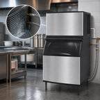 Thumbnail image #4 for Koolaire KYT0400W 30-Inch Water-Cooled Self-Contained Half-Dice Cube Ice Maker, 422 lb/24 Hours