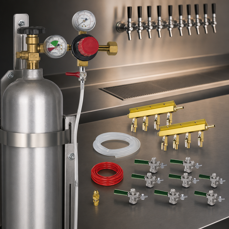Product image #4 for Nitro Beer Kit for 8-Faucet Commercial Beer Dispensers