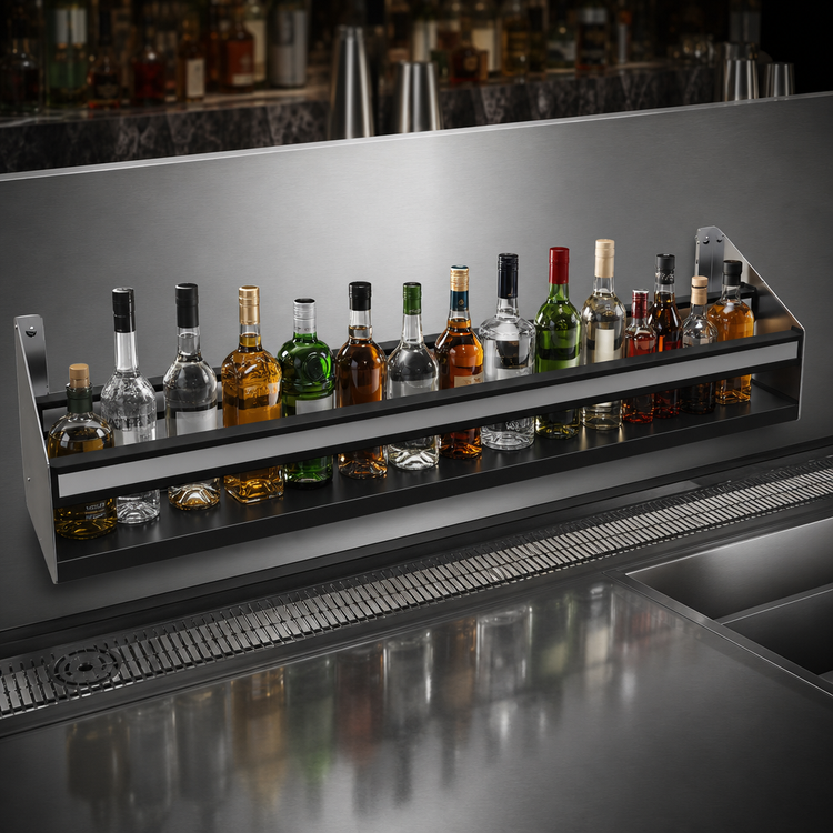 Product image #4 for Glastender 43-Inch Double Stainless Steel Speed Rail