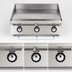 Thumbnail image #4 for Ultra-Max 36-Inch Countertop Gas Griddle with Manual Controls and Polished Steel Plate