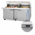 Thumbnail image #4 for Turbo Air PRO Series 72-5/8-Inch Mega Top Sandwich/Salad Prep Table with Clear Lid, 2-Section, 30-Pan, Rear-Mounted Self-Contained Refrigeration