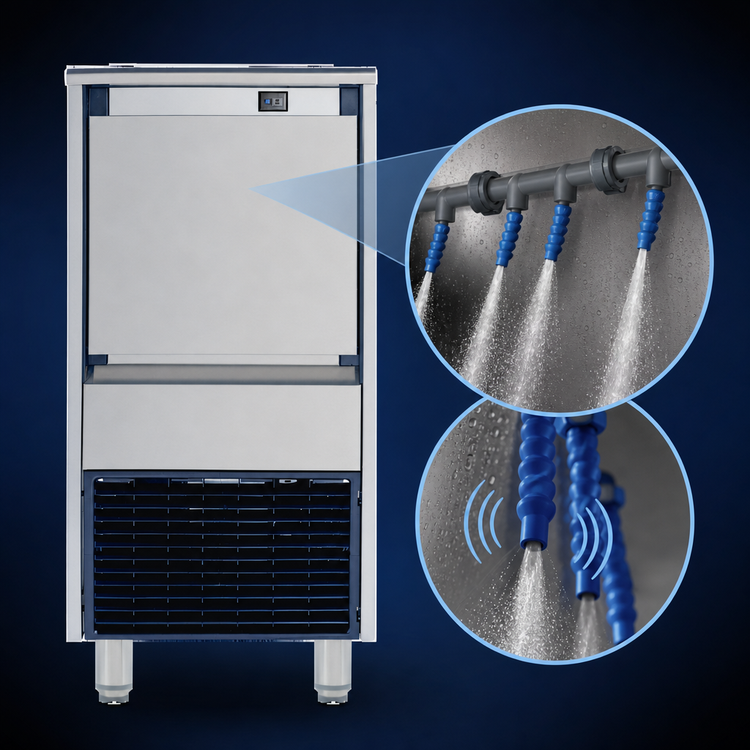 Product image #4 for DELTA NG 120 Self-Contained Gourmet Cube Ice Machine with 44-lb Storage Bin