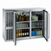 Thumbnail image #4 for 60-Inch Two-Section Self-Contained Back Bar Refrigerator with Stainless Steel Exterior and Solid Hinged Doors