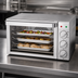 Thumbnail image #4 for Waring Quarter-Size Countertop Electric Convection Oven, 3-Pan Capacity, Brushed Stainless Steel, 120V