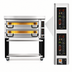 Thumbnail image #4 for PizzaMaster PM 1122ED Double-Deck Electric Pizza Deck Oven with Ceramic Clay Stones