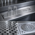 Thumbnail image #4 for 36-Inch Surface Mount Stainless Steel Drip Tray Trough with Integral Glass Rinser