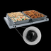 Thumbnail image #4 for Hatco Glo-Ray Free-Standing Heated Shelf, 72 Inch W x 21-1/2 Inch D, Stainless Steel Top