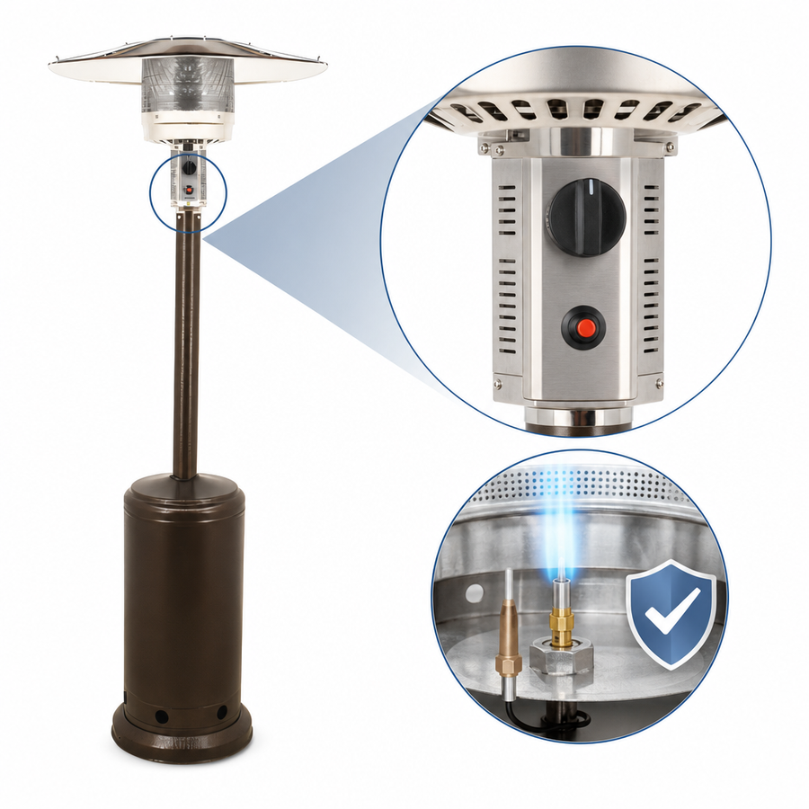 Temperature-Controlled Flameout Switch