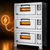 Thumbnail image #4 for Lang Marine Triple-Deck Electric Bake Oven with 6-Inch Bolt-Down Legs