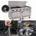 Thumbnail image #4 for Wolf Challenger XL 72-Inch Gas Restaurant Range with 6 Open Burners, 36-Inch Griddle and 2 Ovens