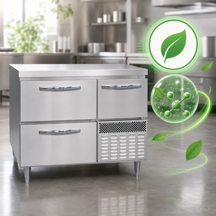 Product image #4 for Continental Refrigerator Designer Line 43" Two-Drawer One-Door Freezer Base Worktop Unit