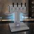 Thumbnail image #4 for Glastender BT-4-SS Countertop Air-Cooled Tee Draft Dispensing Tower with 4 Faucets
