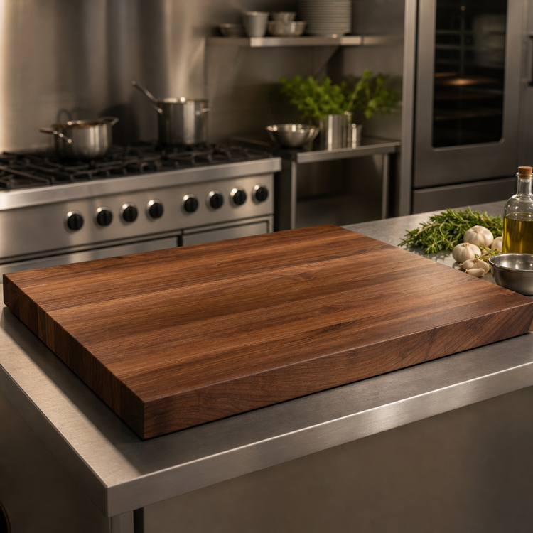 Product image #4 for Boos Block American Black Walnut Edge Grain Kitchen Countertop, 36 x 32 x 3 Inch, Flat, Penetrating Oil Finish