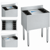 Thumbnail image #4 for Krowne Silver Series 30 Inch Insulated Bar Ice Bin with 7-Circuit Cold Plate and Full Sliding Cover