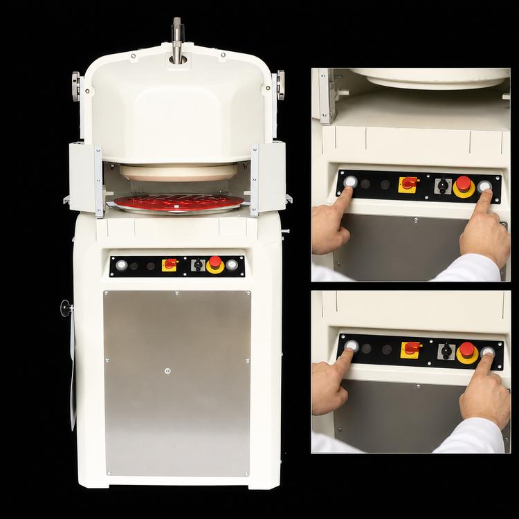 Product image #4 for Erika Record Full-Size Automatic Dough Divider/Rounder with 9/20 Head, 36-Part