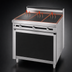 Thumbnail image #4 for Titan JTRH-3HT 36-Inch Gas Heavy Duty Range with (3) Hot Tops and Cabinet Base