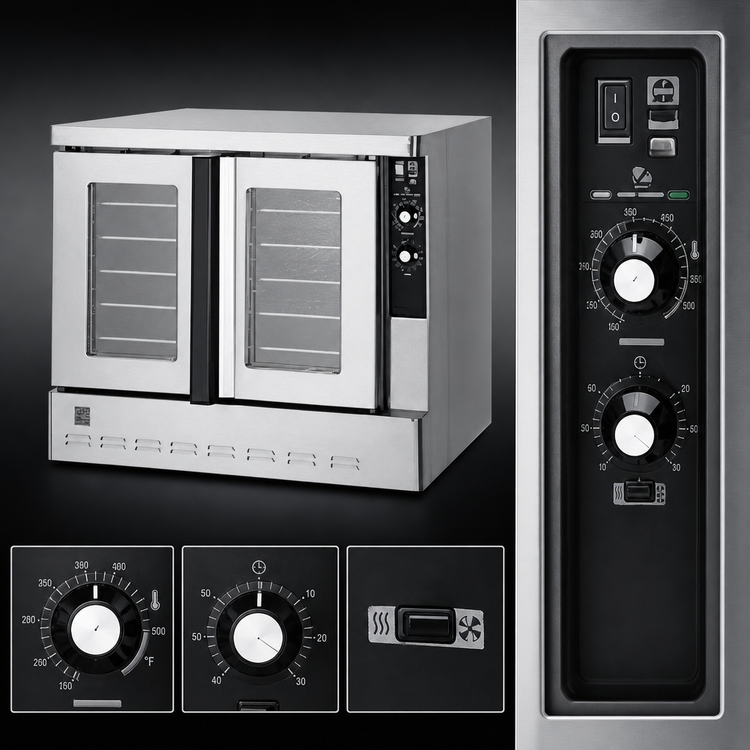 Product image #4 for Blodgett Zephaire 200-G Base Single-Deck Gas Convection Oven, Bakery Depth, 5-Pan Capacity