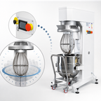 Thumbnail image #4 for Doyon Baking Equipment (Middleby) BTL140 140-Quart Floor Planetary Mixer, 20-Speed, Electric Bowl Lift, 99-Minute Timer