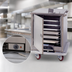 Thumbnail image #4 for Carter-Hoffmann Heated Half-Height Satellite Transport Cart, 1 Section, 6 Full-Size Sheet Pan Capacity