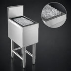 Thumbnail image #4 for Eagle Group Spec-Bar B42IC-24 42-Inch Underbar Ice Bin/Cocktail Unit, Insulated, 149 lb. Capacity, Stainless Steel, Sliding Cover