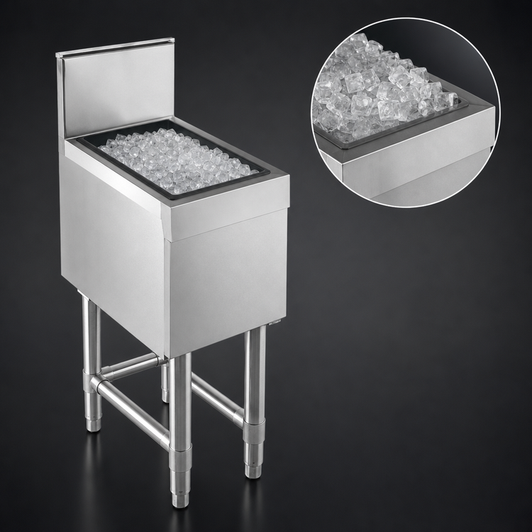 Product image #4 for Eagle Group Spec-Bar B42IC-24 42-Inch x 24-Inch Underbar Ice Bin/Cocktail Unit, 149 lb. Capacity