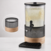Thumbnail image #4 for Cal-Mil Camden Round 3-Gallon Polycarbonate Beverage Dispenser with Ice Chamber and Drip Tray