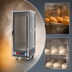 Thumbnail image #4 for Metro C5 3 Series Gray Insulation Armour Full-Height Mobile Combination Heated Holding and Proofing Cabinet with Clear Polycarbonate Door and Fixed Wire Slides