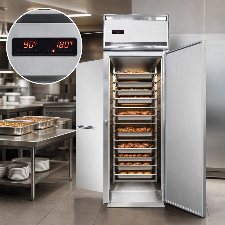 Product image #4 for Continental Refrigerator DL1WI-RT-E Designer Line Extra-High Roll-Thru Heated Holding Cabinet