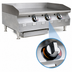 Thumbnail image #4 for RedHots Chef's Line Extra-Deep Countertop Natural Gas Griddle, 48-Inch, Thermostatic Snap-Action Controls