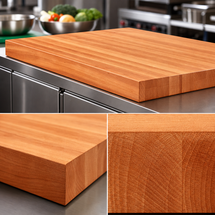 Product image #4 for Boos Block American Cherry Edge Grain Kitchen Countertop, 36 x 30 x 2-1/4 Inches, Penetrating Oil Finish