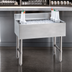 Thumbnail image #4 for Advance Tabco Underbar Basics Stainless Steel Cocktail Unit with 12-Inch Deep Ice Bin, 24 x 21 x 33 Inches