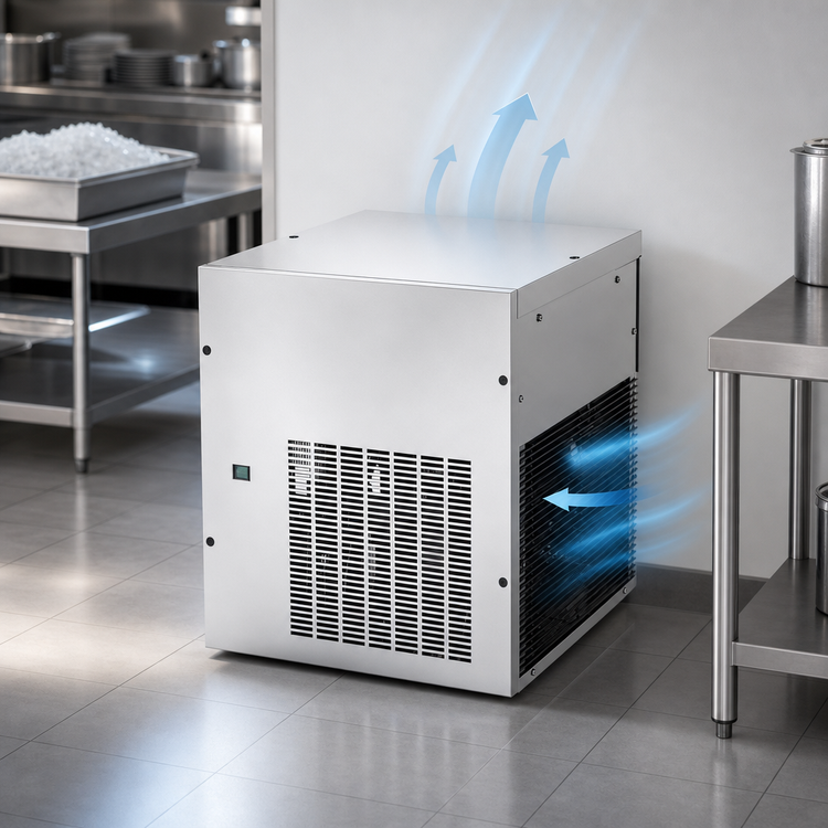 Product image #4 for Brema TM140A HC Automatic Pebble Ice Maker, Air-Cooled, 304 lb/Day
