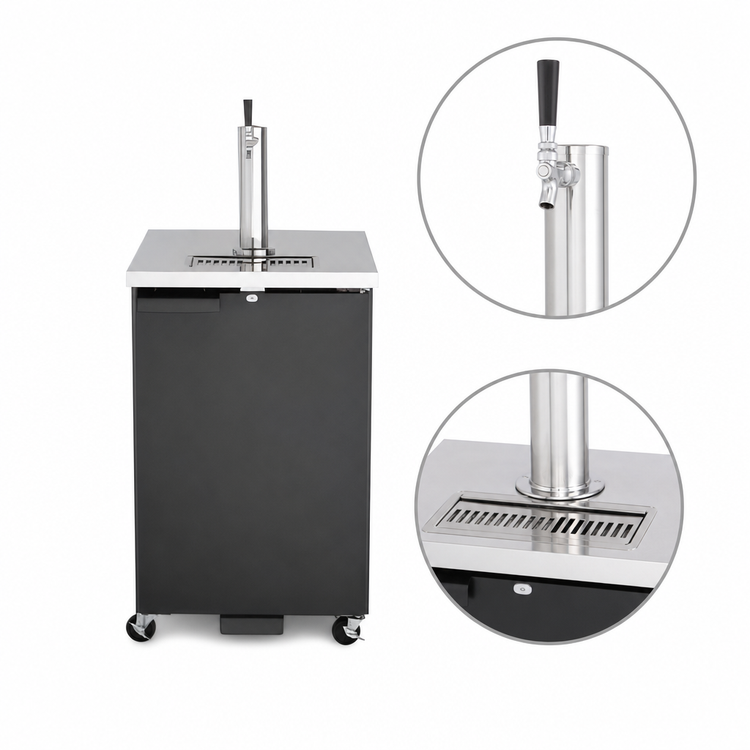Product image #4 for Maxx Cold X-Series Self-Contained Single-Tower Keg Cooler Beer Dispenser, 7.2 Cu. Ft., 23-Inch Wide