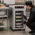Thumbnail image #5 for Metro HotBlox Narrow 8-Pan Undercounter Insulated Holding Cabinet with Clear Door, Analog Controls