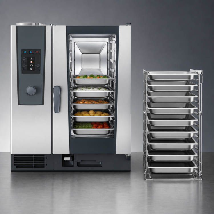 Product image #4 for RATIONAL iCombi Classic 10-Half Size Combi Oven, Liquid Propane, 120V, Countertop